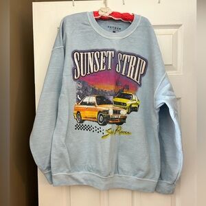 PacSun Sunset Strip Graphic Crewneck Sweatshirt